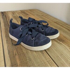 Koolaburra Ugg Penley Sneakers Shoes Girls Size 1 Navy Cute Casual Boho Preppy